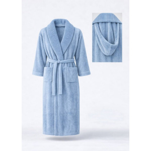 حوله تن پوش مدل آرسن arsan  آبی سایز 125 لارج(L)