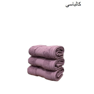 حوله استخری آذرریس تبریز مدل سافت کتان سایز 70x130 سانتی متر رنگ کالباسی 