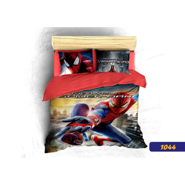 روتختی سه بعدی یک نفره طرح مرد عنکبوتی spider man مدل 1044 کارینا 5 تکه