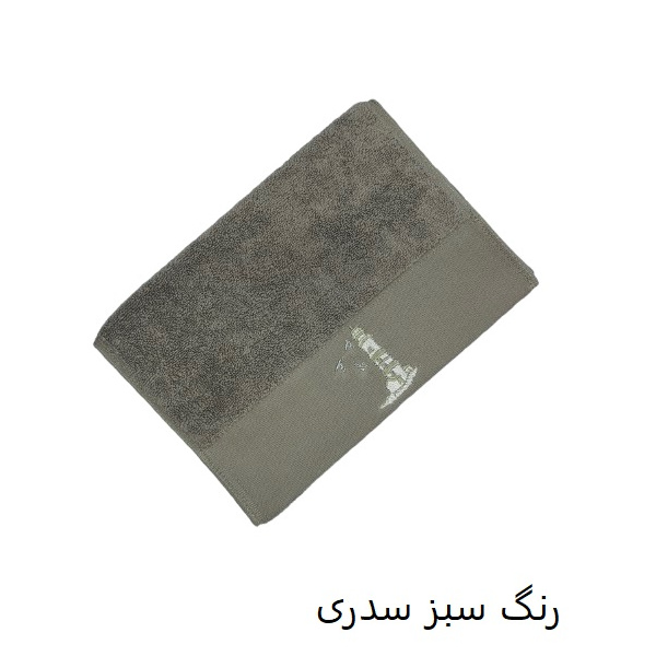 حوله دست و صورت نارین ساپ تبریز مدل (KULE) رنگ سبز سدری سایز 30x55 سانتی متر