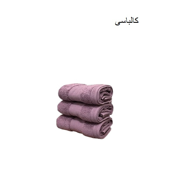 حوله استخری آذرریس تبریز مدل سافت کتان سایز 70x130 سانتی متر رنگ کالباسی 